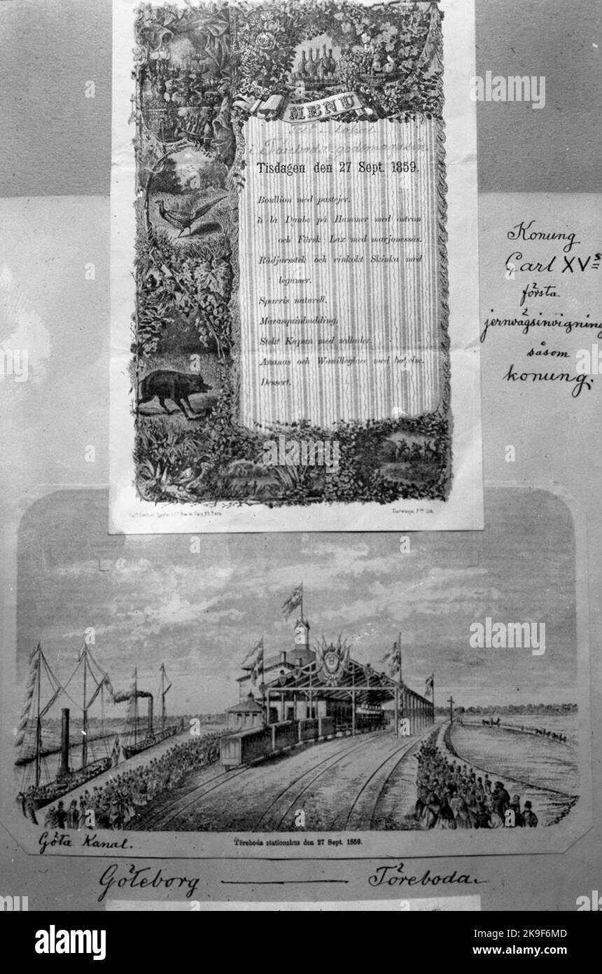 Food note, inauguration VSB. Banque D'Images