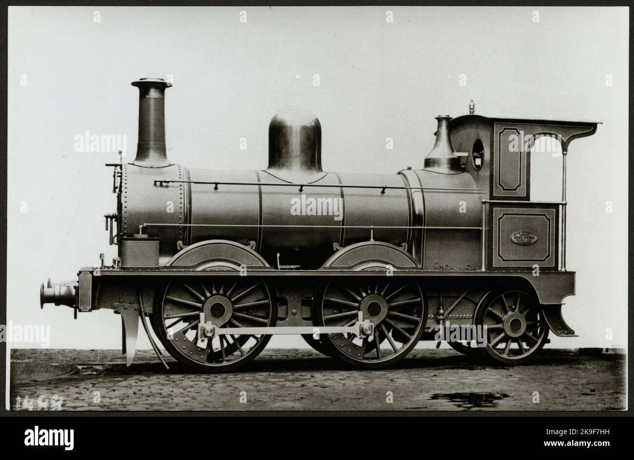 Sharp Stewart o Co Ltd Atlas Works, NO 2600 - 1876 Manchester. En Suède, Oxelösund - Flen - Västmanlands Railway, ofwj A 11. Banque D'Images