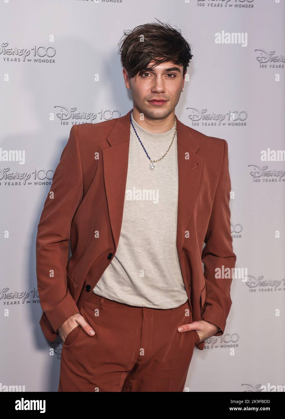 Londres, Royaume-Uni. 27th octobre 2022. George Shelley participe à l'événement Disney 100 au Banking Hall de Londres. (Photo de Brett Cove/SOPA Images/Sipa USA) crédit: SIPA USA/Alay Live News Banque D'Images