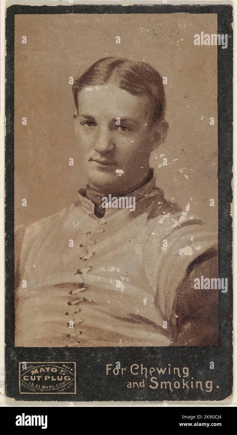 Photo vintage de John Dunlop de la première série de cartes de football sorti sur le marché pour le tabac en bouchon de Mayo en 19th siècle Banque D'Images