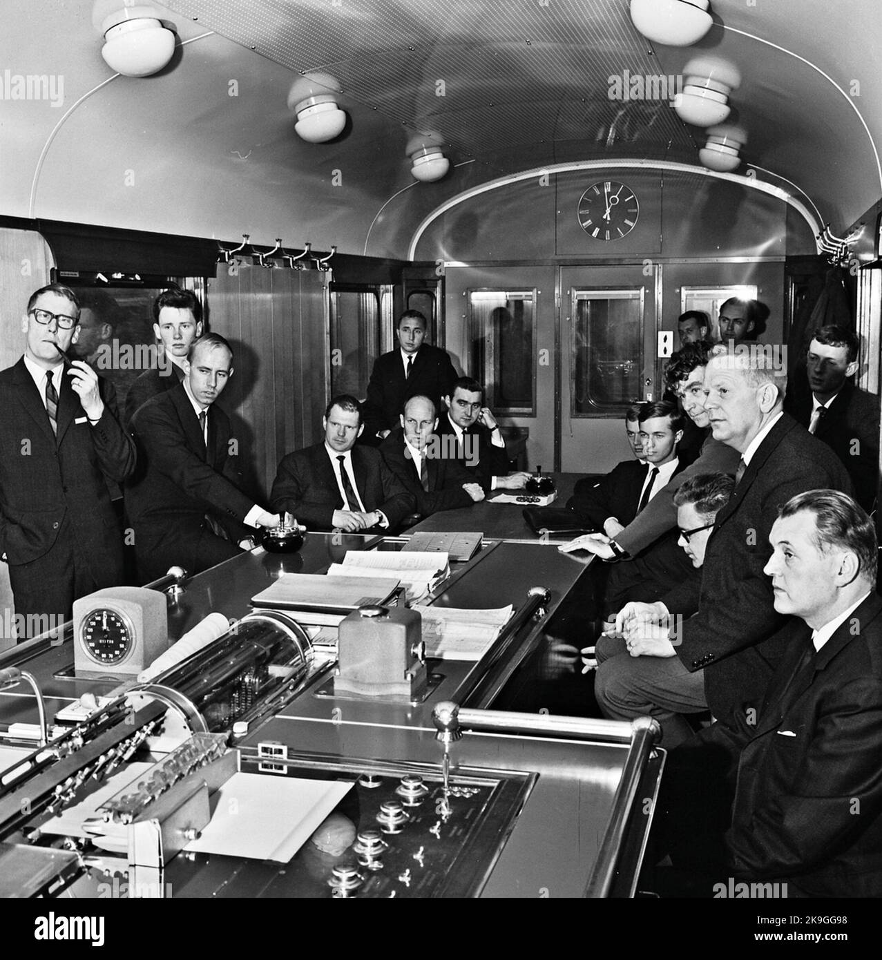 Station centrale de chariot de mesure (CST) - Hässleholm (HM) Banque D'Images