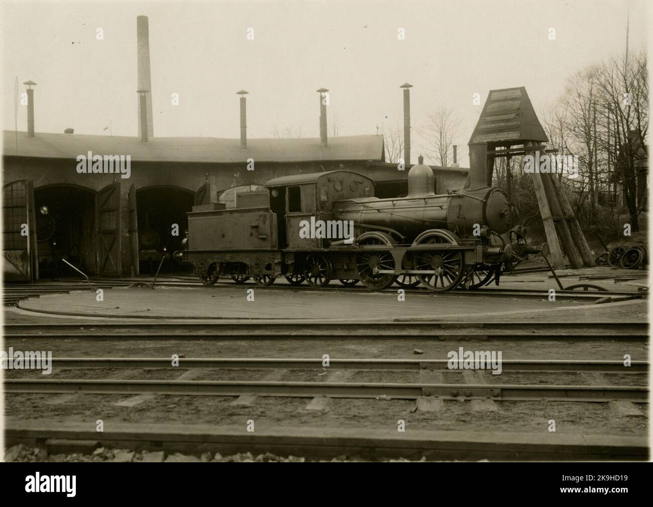 Dalsland Railway, DJ Lok no 1 'Crown Prince' fabriqué en 1877 par Nydqvist et Holm. Banque D'Images