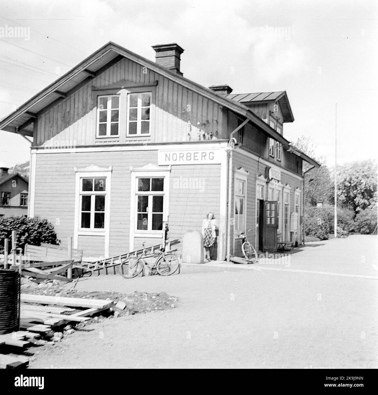 La gare a été construite en 1875. La nouvelle station de métro a été construite en 1944. Banque D'Images