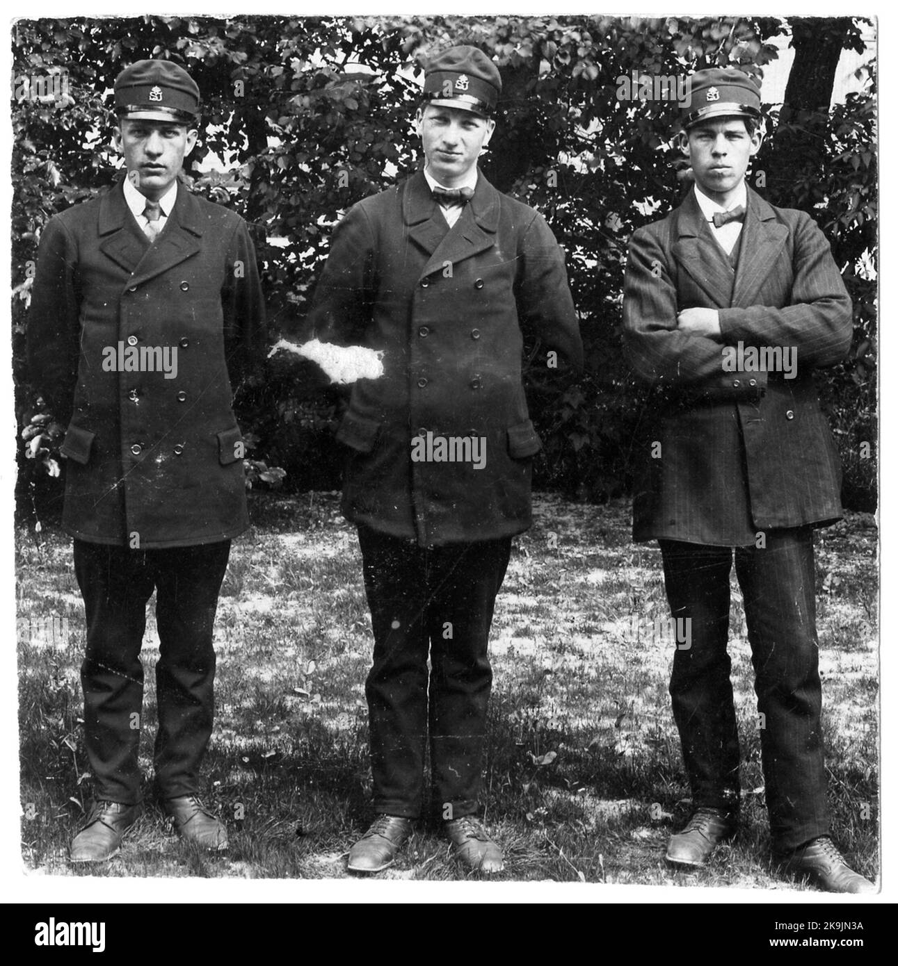 State Railways, SJ: Personnel de Torpshammar. Banque D'Images