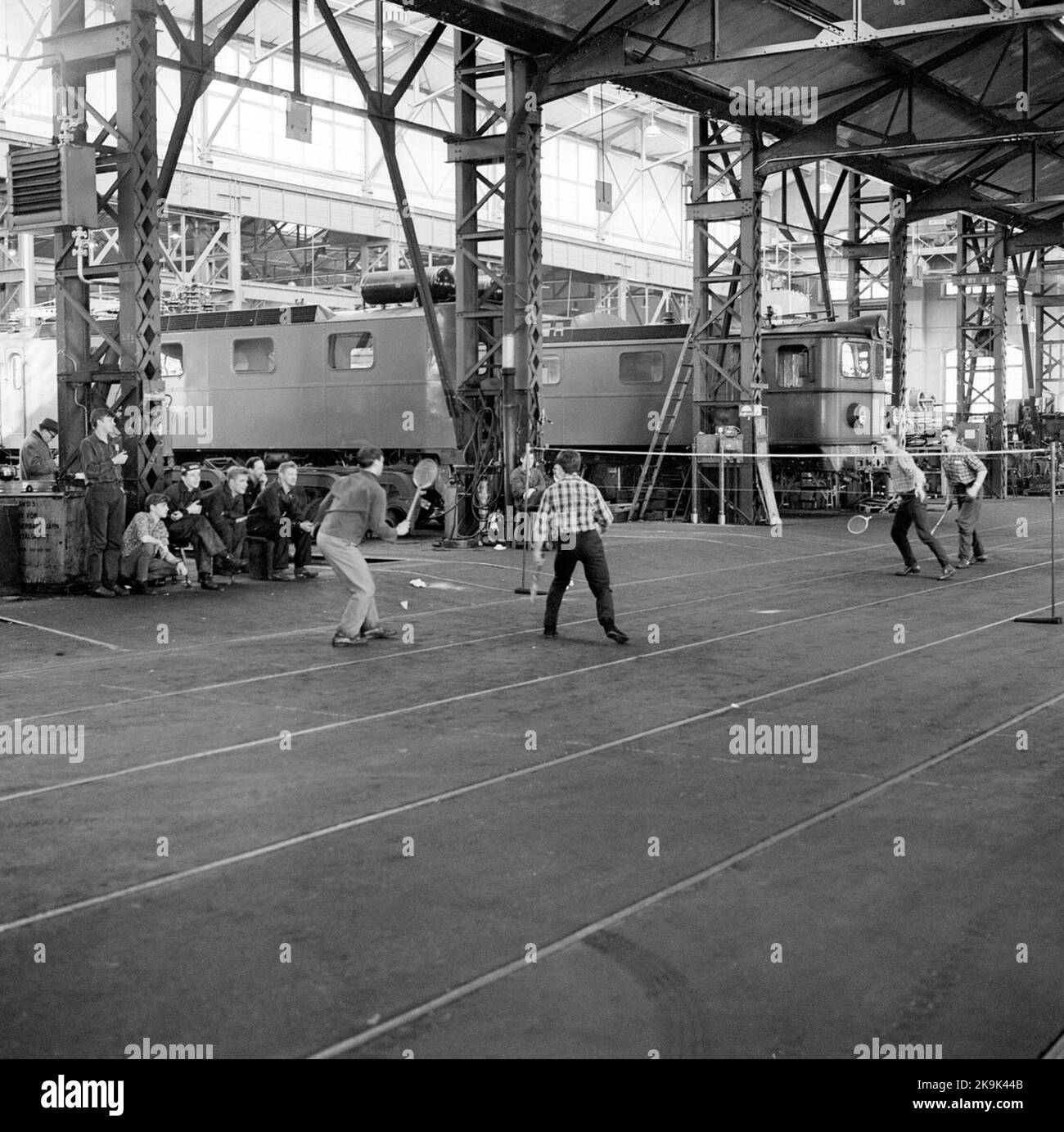 Badminton. Banque D'Images