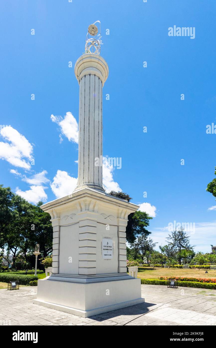Le monument Legazpi sur la Plaza Independencia à Cebu City, Philippines Banque D'Images