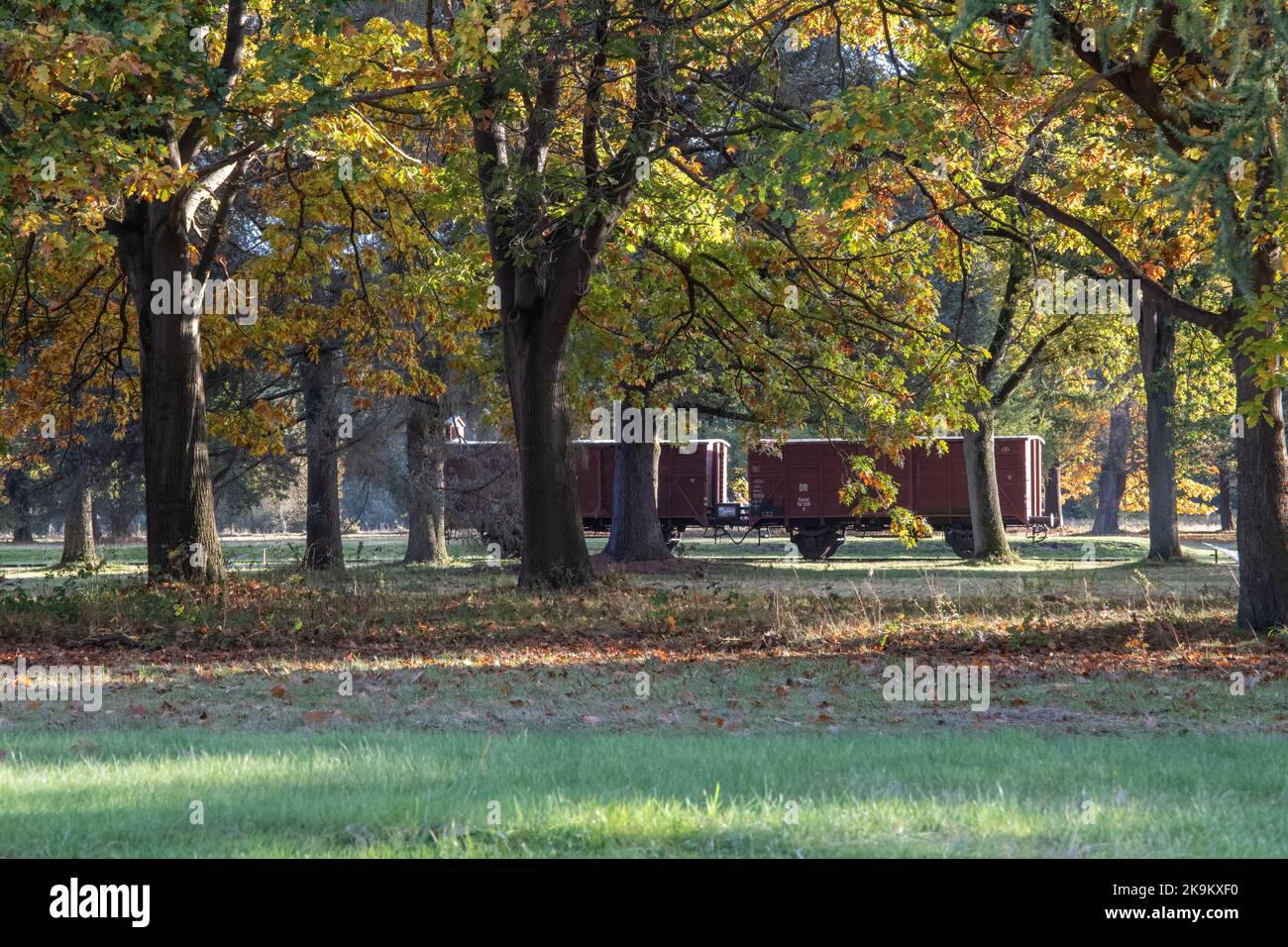 Zwiggelte, pays-Bas - 18 octobre 2022 : Westerbork était un camp de transit nazi dans la province de Drenthe. Anne Frank et Etty Hillesum l'ont transporté Banque D'Images