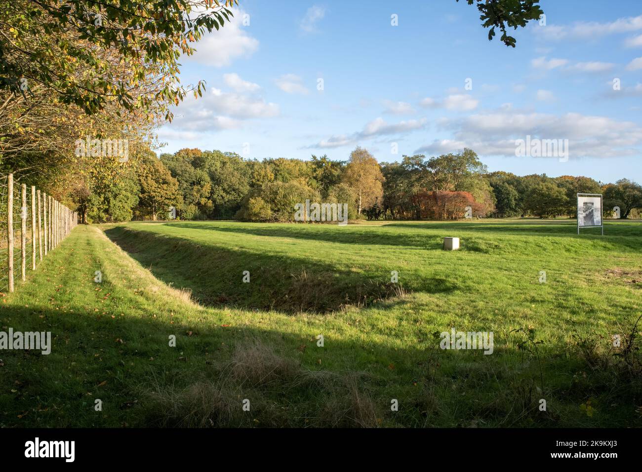 Zwiggelte, pays-Bas - 18 octobre 2022 : Westerbork était un camp de transit nazi dans la province de Drenthe. Anne Frank et Etty Hillesum l'ont transporté Banque D'Images