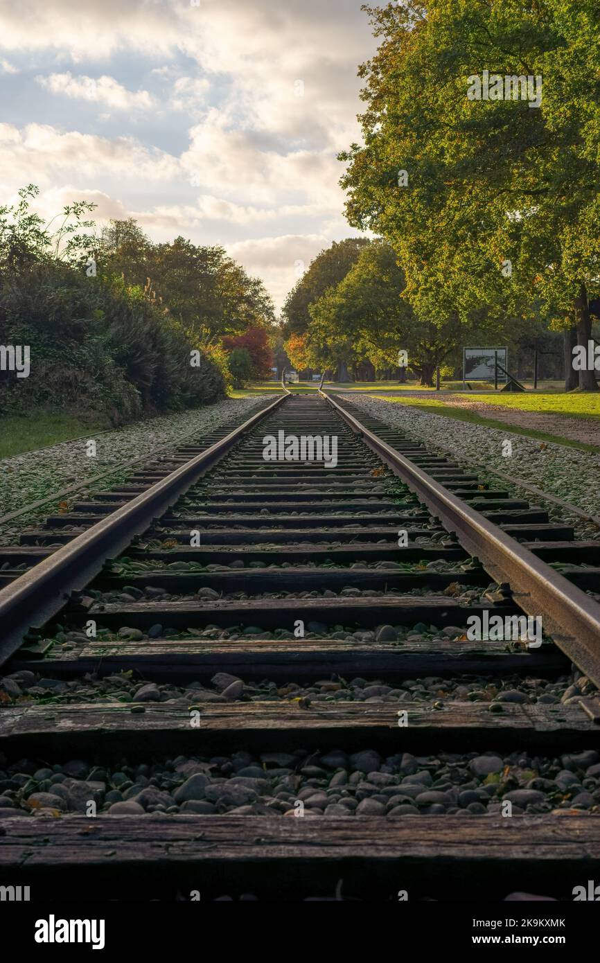 Zwiggelte, pays-Bas - 18 octobre 2022 : Westerbork était un camp de transit nazi dans la province de Drenthe. Anne Frank et Etty Hillesum l'ont transporté Banque D'Images