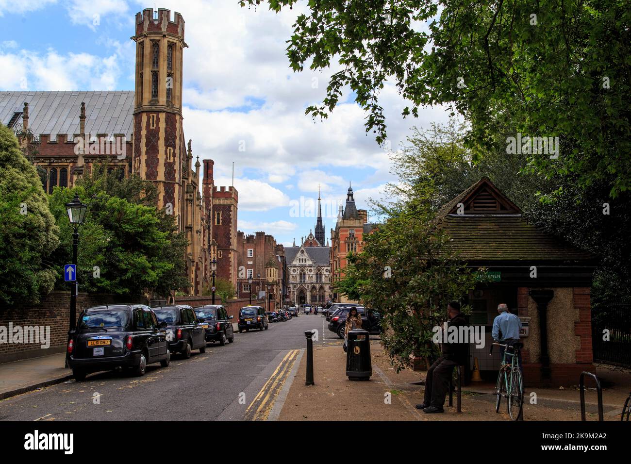 LONDRES, GRANDE-BRETAGNE - 9 MAI 2014 : il s'agit de la bibliothèque Lincoln-Inn, située dans l'ancien quartier judiciaire de la ville. Banque D'Images