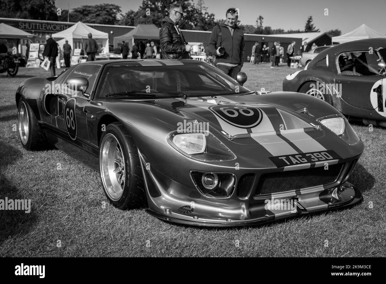 2009 voiture de course CAV GT 'TAG 390' exposée au salon de l'aéronautique de la Journée de la course qui s'est tenu à Shuttleworth le 2nd octobre 2022 Banque D'Images