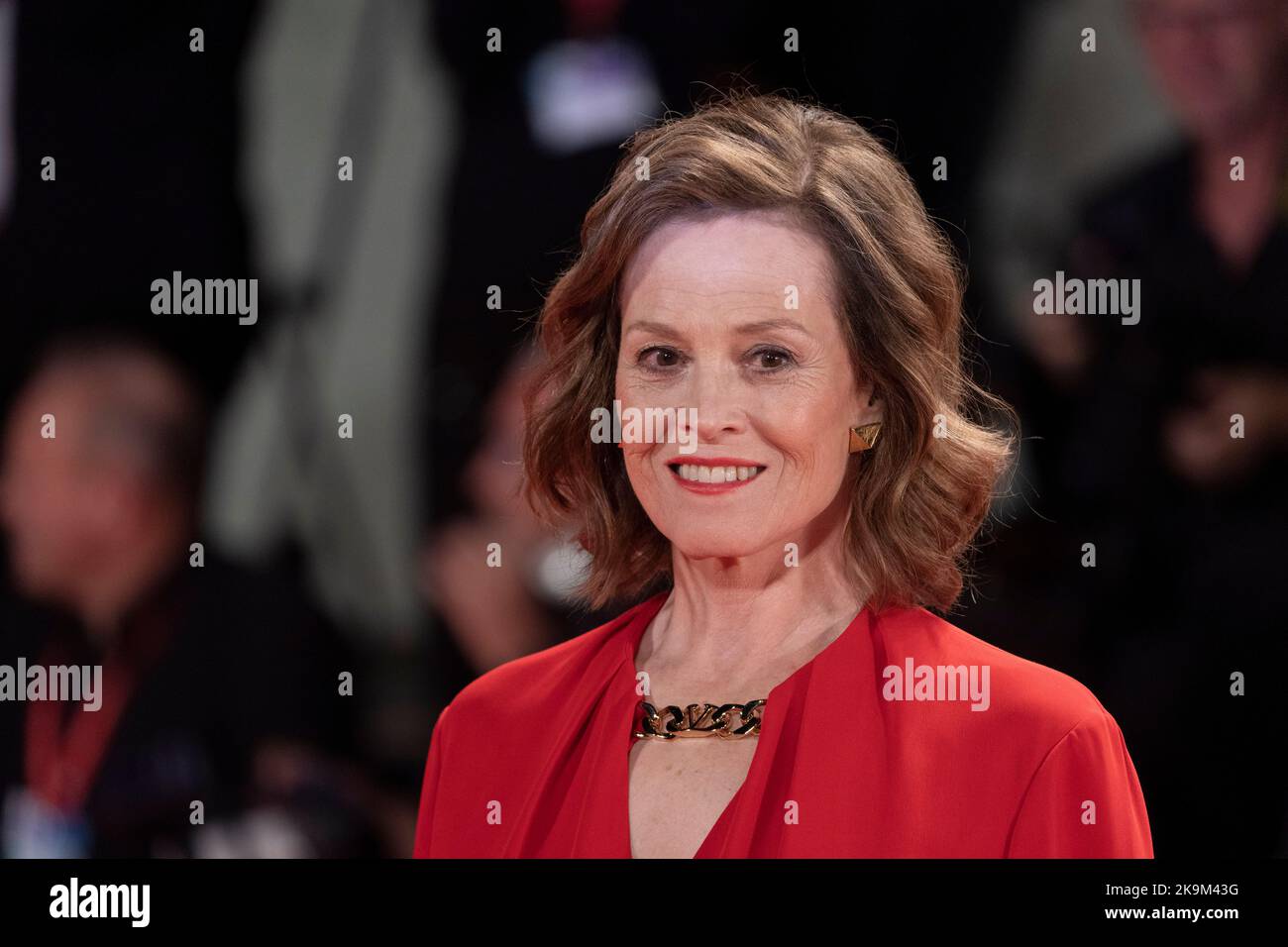 Lido di Venezia, Italie, 3 septembre 2022 - Sigourney Weaver assiste au tapis rouge du Festival du film de Venise 2022. Crédits: Luigi de Pompeis/Alamy Live News Banque D'Images
