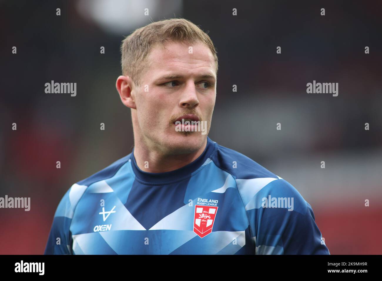 Sheffield, Royaume-Uni. 29th octobre 2022. Bramall Lane, Sheffield, South Yorkshire, 29th octobre 2022. Rugby League 2021 coupe du monde Angleterre Rugby League vs Greek Rugby League Tom Burgess of England Rugby League Credit: Touchlinepics/Alamy Live News Banque D'Images