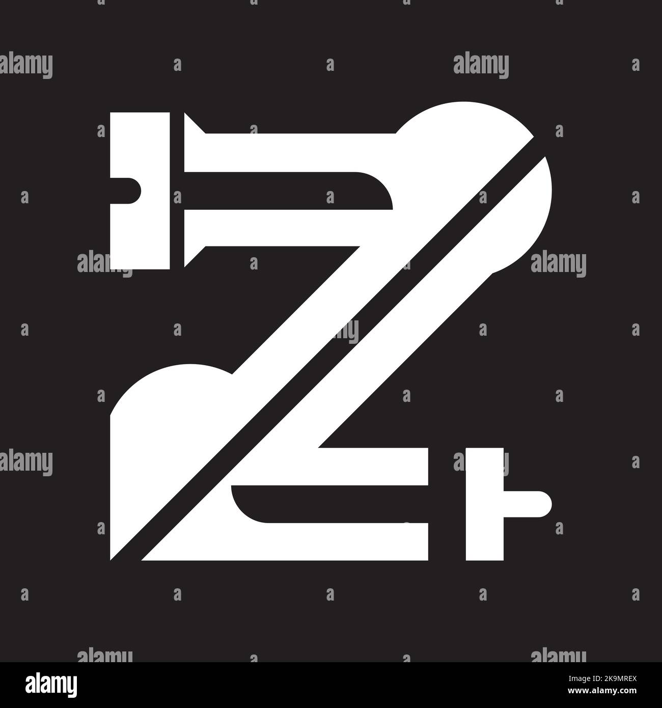 Logo lettre Z. Image de marque vecteur Z de l'entreprise icône et logo. Illustration de Vecteur Logo lettre Z. Image de marque vecteur Z de l'entreprise icône et logo. Illustration de Vecteur