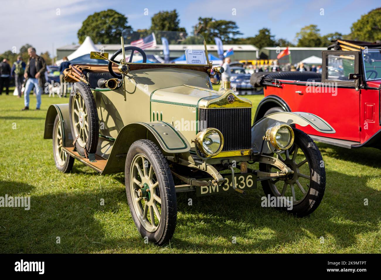 1914 modèle standard S Rhyl Tourer ‘BM 3436’ exposé au salon de l’aéronautique de la Journée de la course, qui s’est tenu à Shuttleworth le 2nd octobre 2022 Banque D'Images