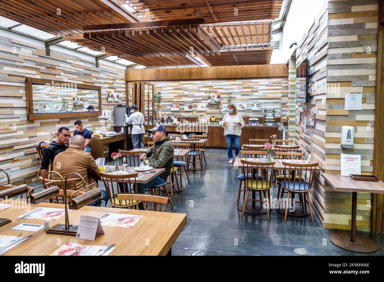 Bogota Colombie,El Chico Calle 94 Holiday Inn Express Bogota Parque 93 IHG Hotel Hotels hébergement inn auberges motel motels, intérieur, petit déjeuner gratuit r Banque D'Images