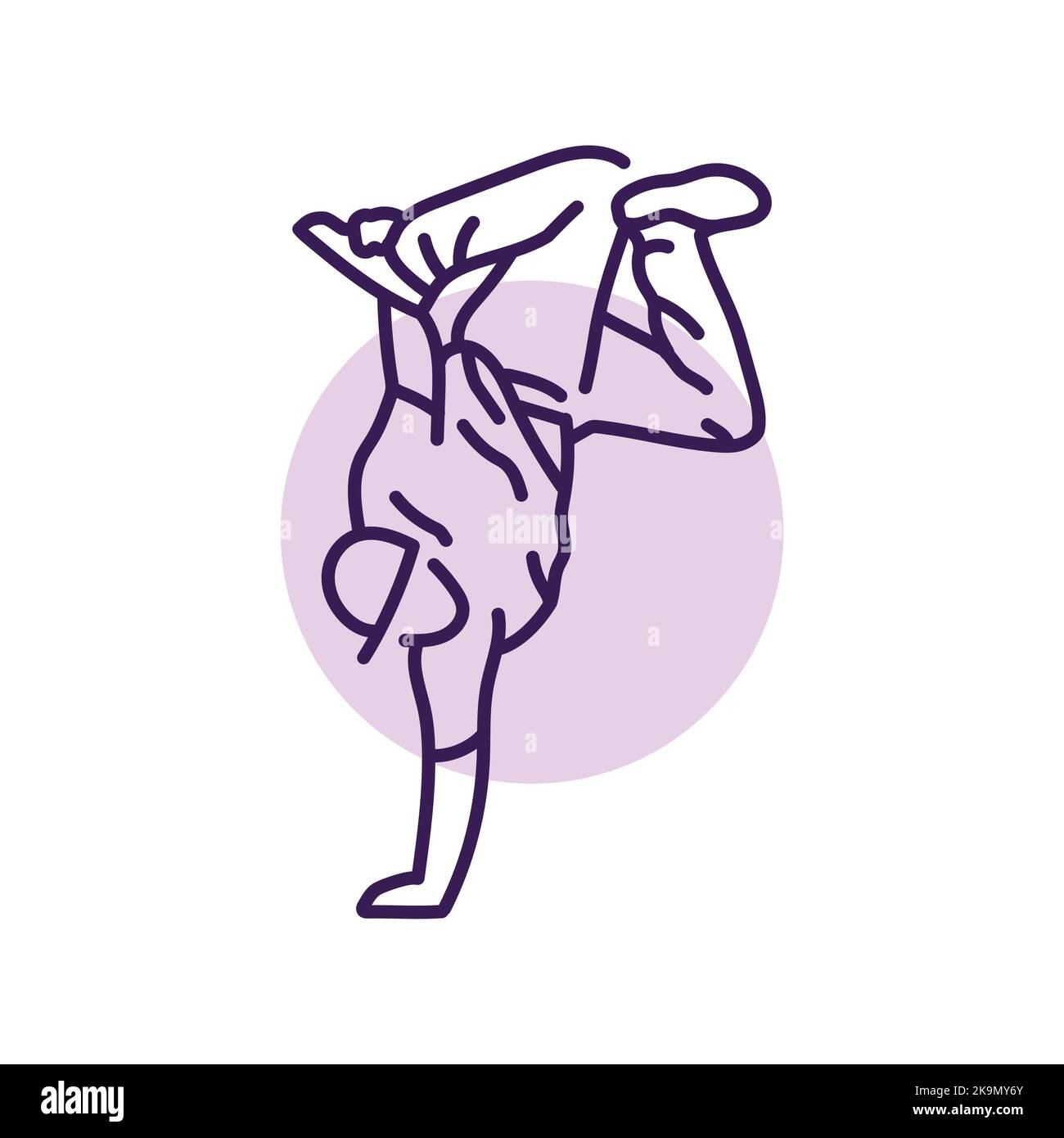 Homme danse pause danse couleur icône de ligne. Pictogramme pour page Web Illustration de Vecteur Homme danse pause danse couleur icône de ligne. Pictogramme pour page Web Illustration de Vecteur