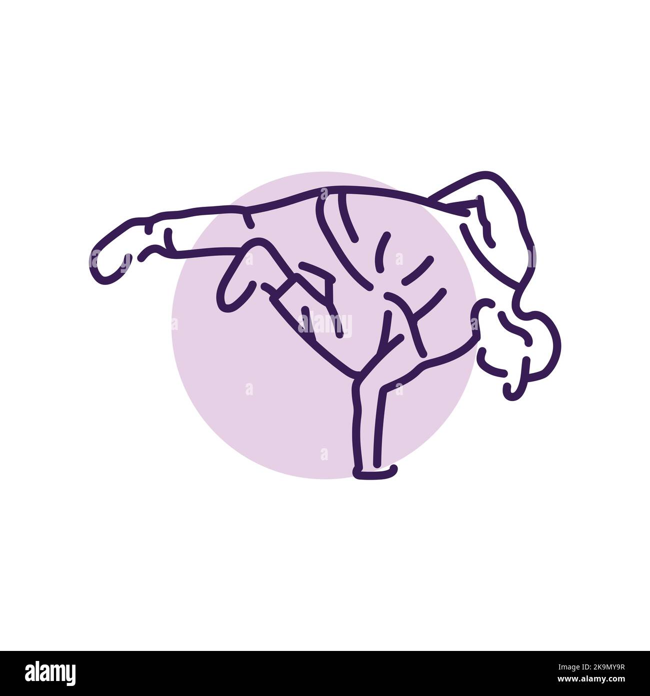 Homme danse pause danse couleur icône de ligne. Pictogramme pour page Web Illustration de Vecteur Homme danse pause danse couleur icône de ligne. Pictogramme pour page Web Illustration de Vecteur