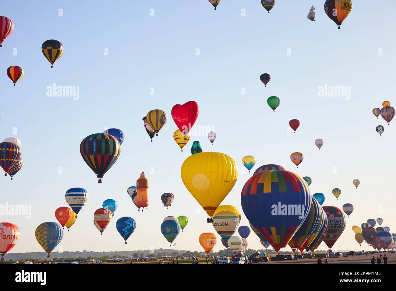 Festival de ballon d'air chaud en France Banque D'Images