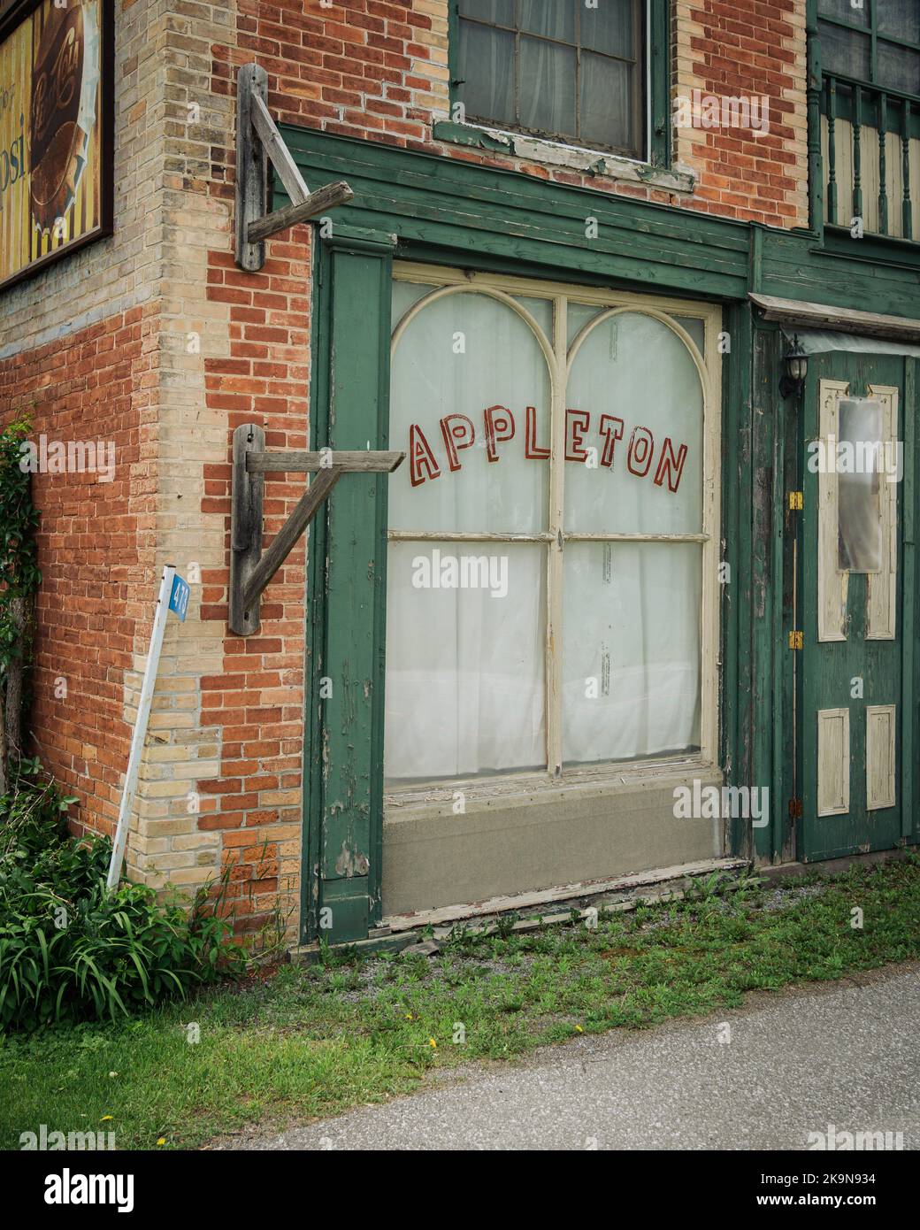 Ancien magasin, Appleton, Ontario, Canada Banque D'Images