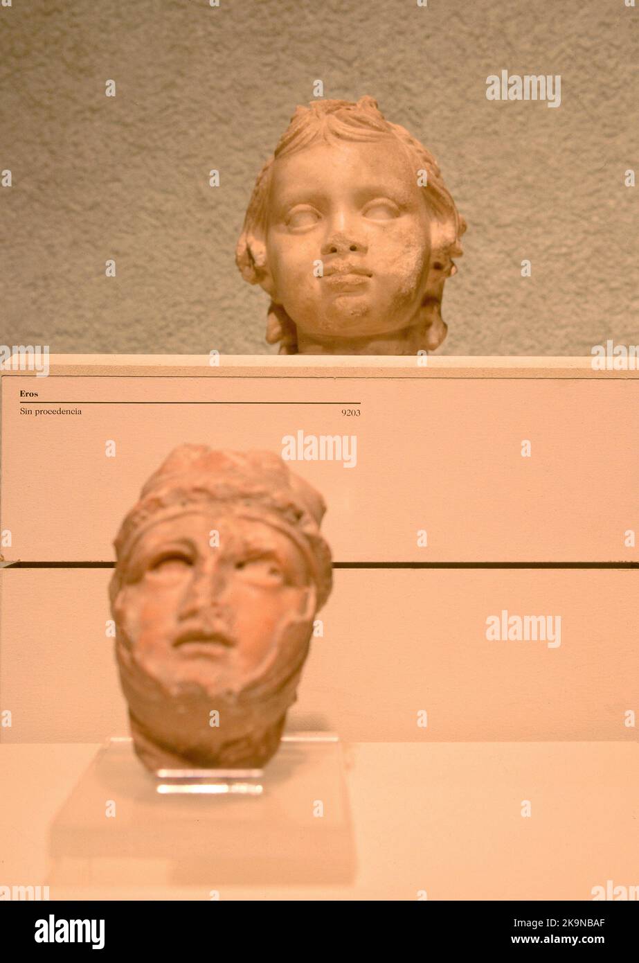 EROS- S I - ARTE ROMANO - Nº 1976. LIEU: MUSEO DE CADIZ-ARQUEOLOGIA. Cadix. ESPAGNE. CUPIDON. AMOR MITOLOGIA. Banque D'Images