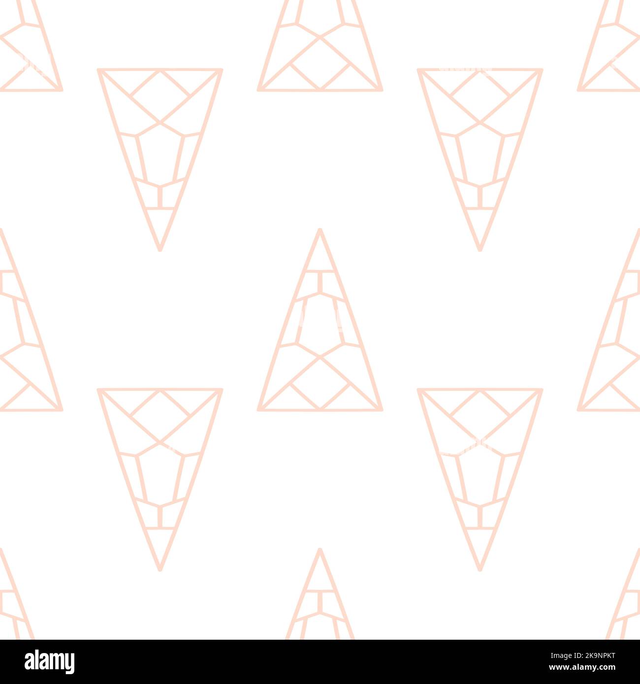 Motif géométrique sans couture. Imprimé abstrait avec symbole géométrique. Texture à répétition vectorielle pour textiles, Web, articles de papeterie, album, couverture, affiche Illustration de Vecteur