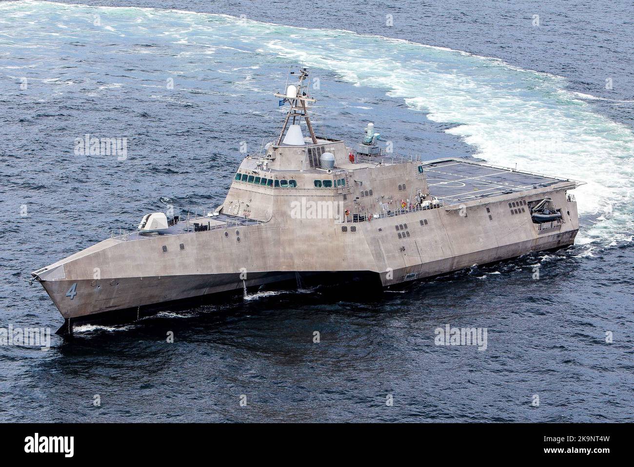 USS Coronado (LCS 4) USS Coronado (LCS-4) est un navire de combat littoral de classe Independence. Banque D'Images