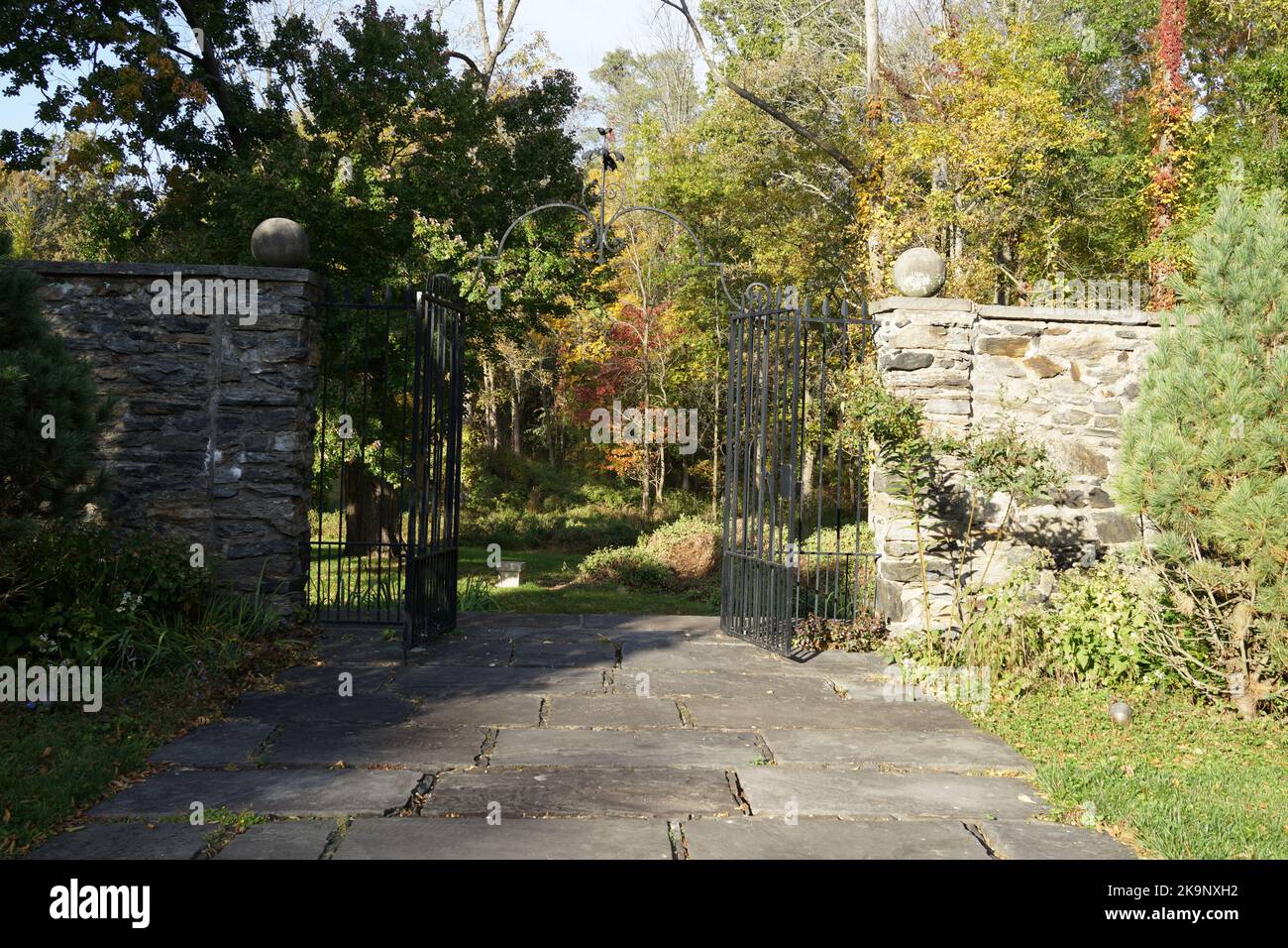 C'est un musée historique situé dans la partie nord du parc de Pelham Bay dans le Bronx, New York. C'est un site historique national. Banque D'Images