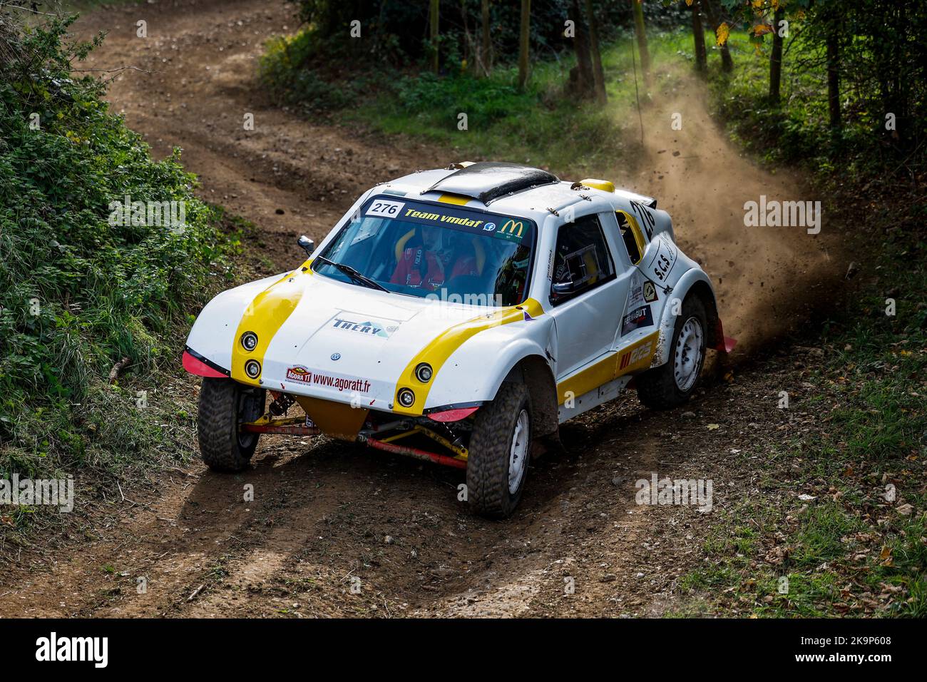 276 VAUTIER Maxime (fra), HOLLARD Flavien (fra), Vautier Golf, action pendant le 8ème Rallye TT des 7 Vallées 2022, 9th ronde du Championnat de France des Rallyes TT 2022, de 28 octobre à 29, 2022 à Fruges, France - photo Julien Delfosse / DPPI crédit: DPPI Media/Alay Live News Banque D'Images