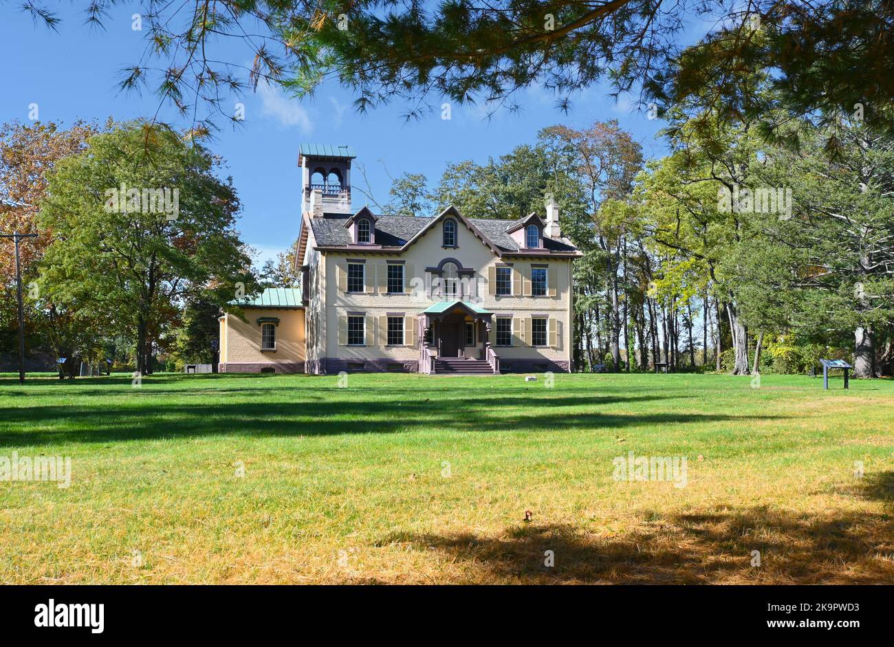 KINDERHOOK, NEW YORK 19 octobre 2022 le domaine de Lindenwald est