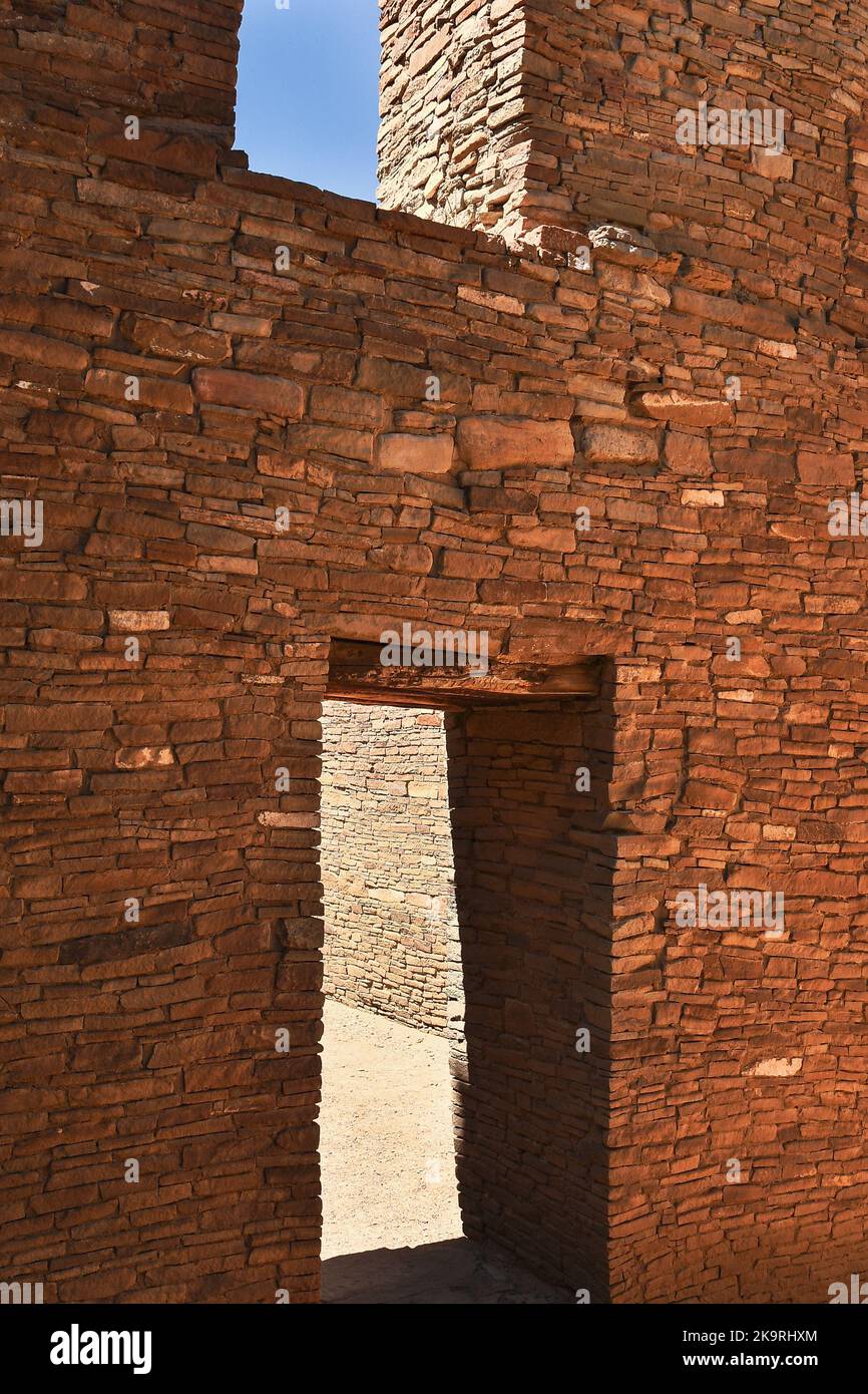 Chaco Culture National Historical Park au Nouveau-Mexique Banque D'Images