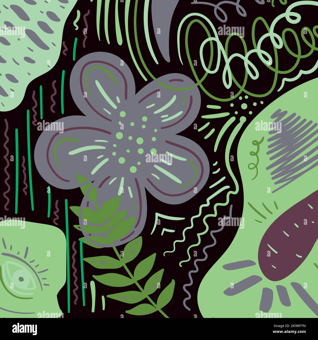 Arrière-plan vectoriel de formes et de lignes abstraites. Motif abstrait pour affiche, bannière, tissu, textile, papeterie, prospectus, invitation, message d'accueil Illustration de Vecteur