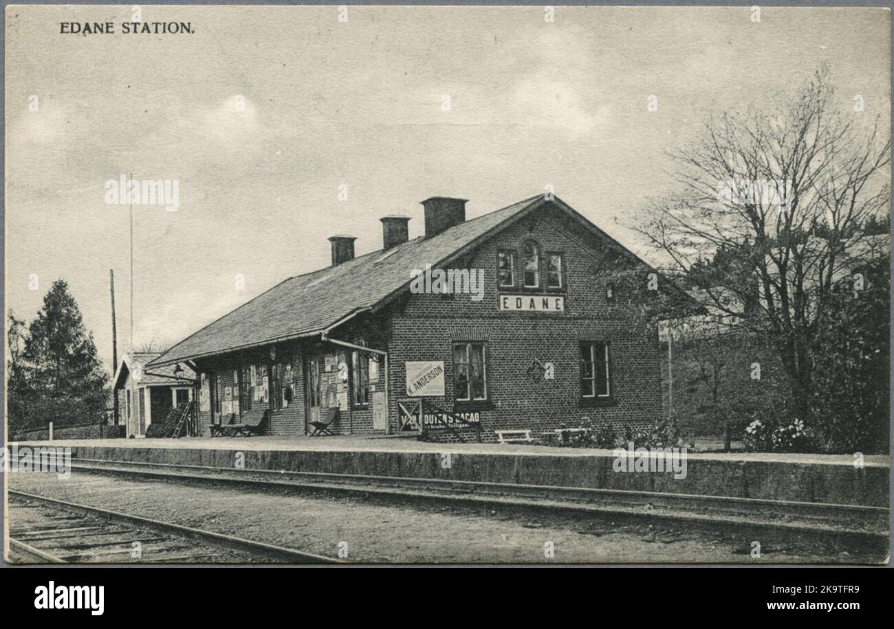 Gare d'Edane. Banque D'Images