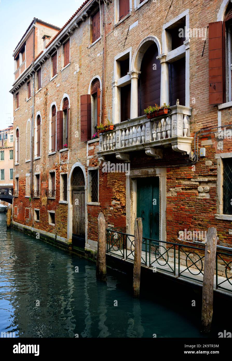 Ville incroyable sur l'eau. Venise, Italie. Banque D'Images