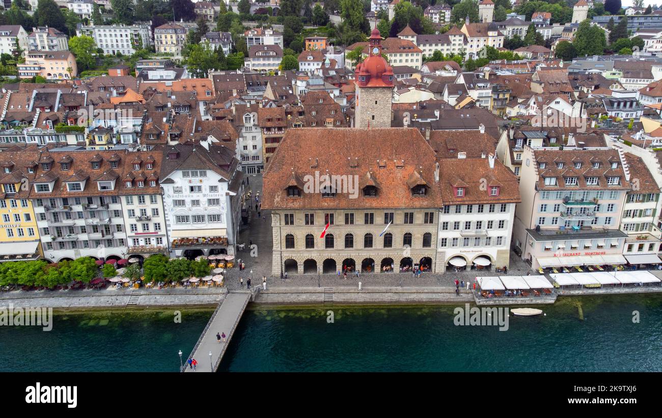Rathaus Stadt, hôtel de ville, Suisse Banque D'Images