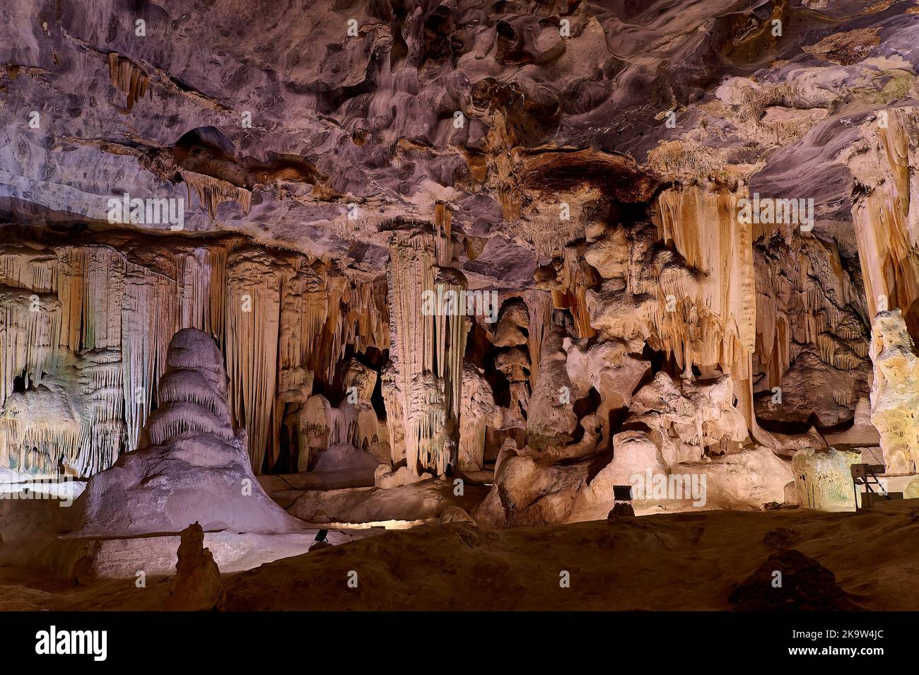 À l'intérieur des grottes de Cango en Afrique du Sud Banque D'Images