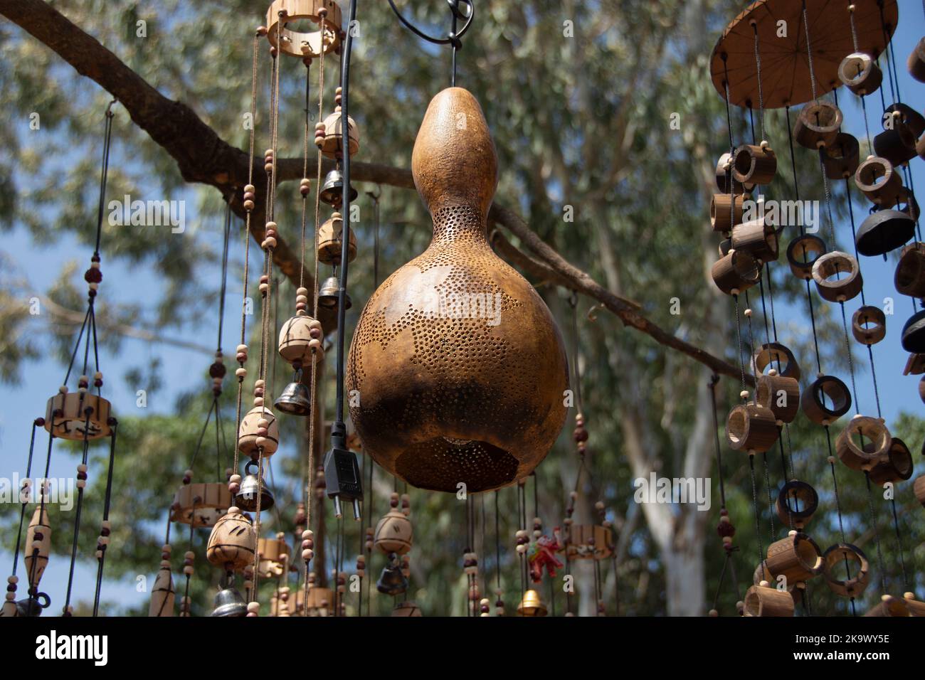 Dans les arts tribaux de l'Inde, l'art tribal traditionnel Bastar est famou autour du monde entier.l'article dans le milieu dans le foyer d'autres sont hors de Banque D'Images