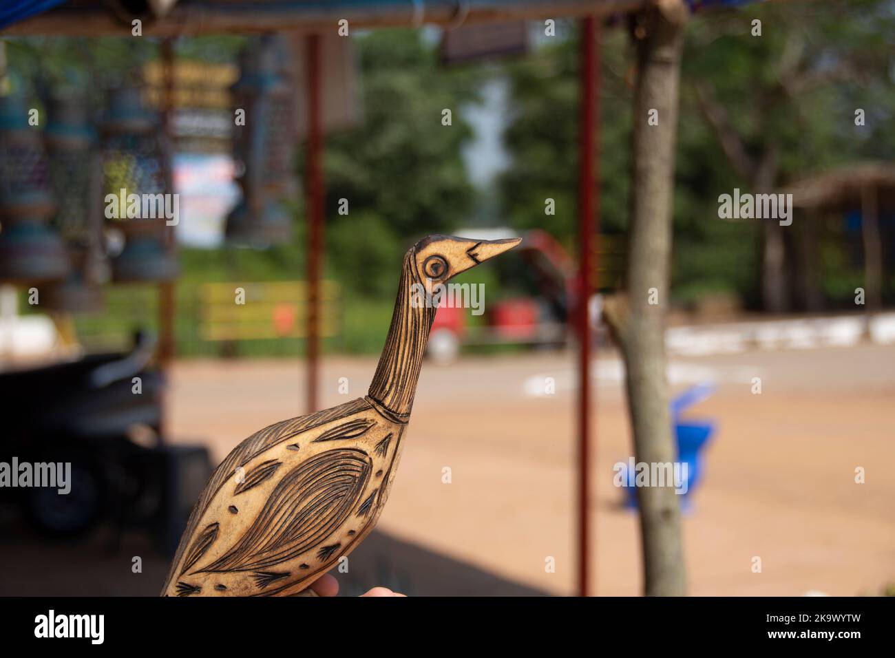 Dans les arts tribaux de l'Inde, l'art tribal traditionnel Bastar est famou autour du monde entier.l'article dans le milieu dans le foyer d'autres sont hors de Banque D'Images