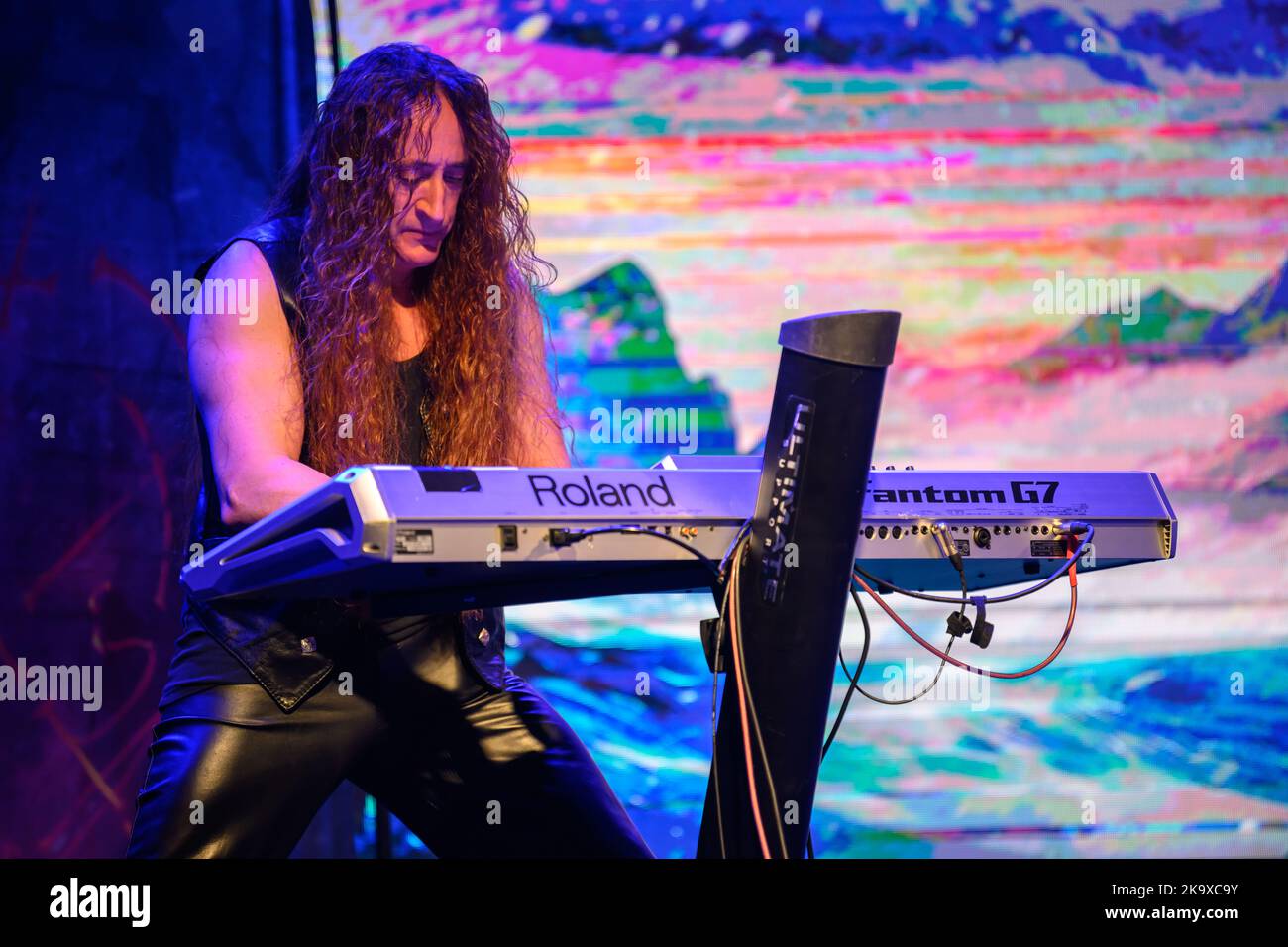 Lucca, Italie. 29th octobre 2022. Rhapsody of Fire se produire en direct à Lucca Comics and Games 2022. (Photo de Stefano Dalle Luche/Pacific Press) crédit: Pacific Press Media production Corp./Alay Live News Banque D'Images