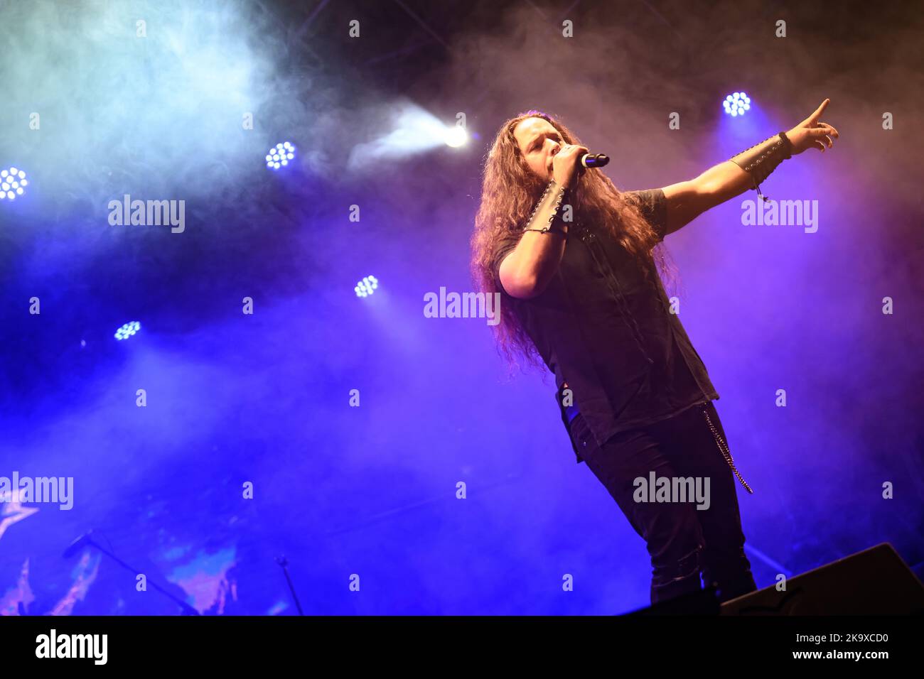 Lucca, Italie. 29th octobre 2022. Rhapsody of Fire se produire en direct à Lucca Comics and Games 2022. (Photo de Stefano Dalle Luche/Pacific Press) crédit: Pacific Press Media production Corp./Alay Live News Banque D'Images