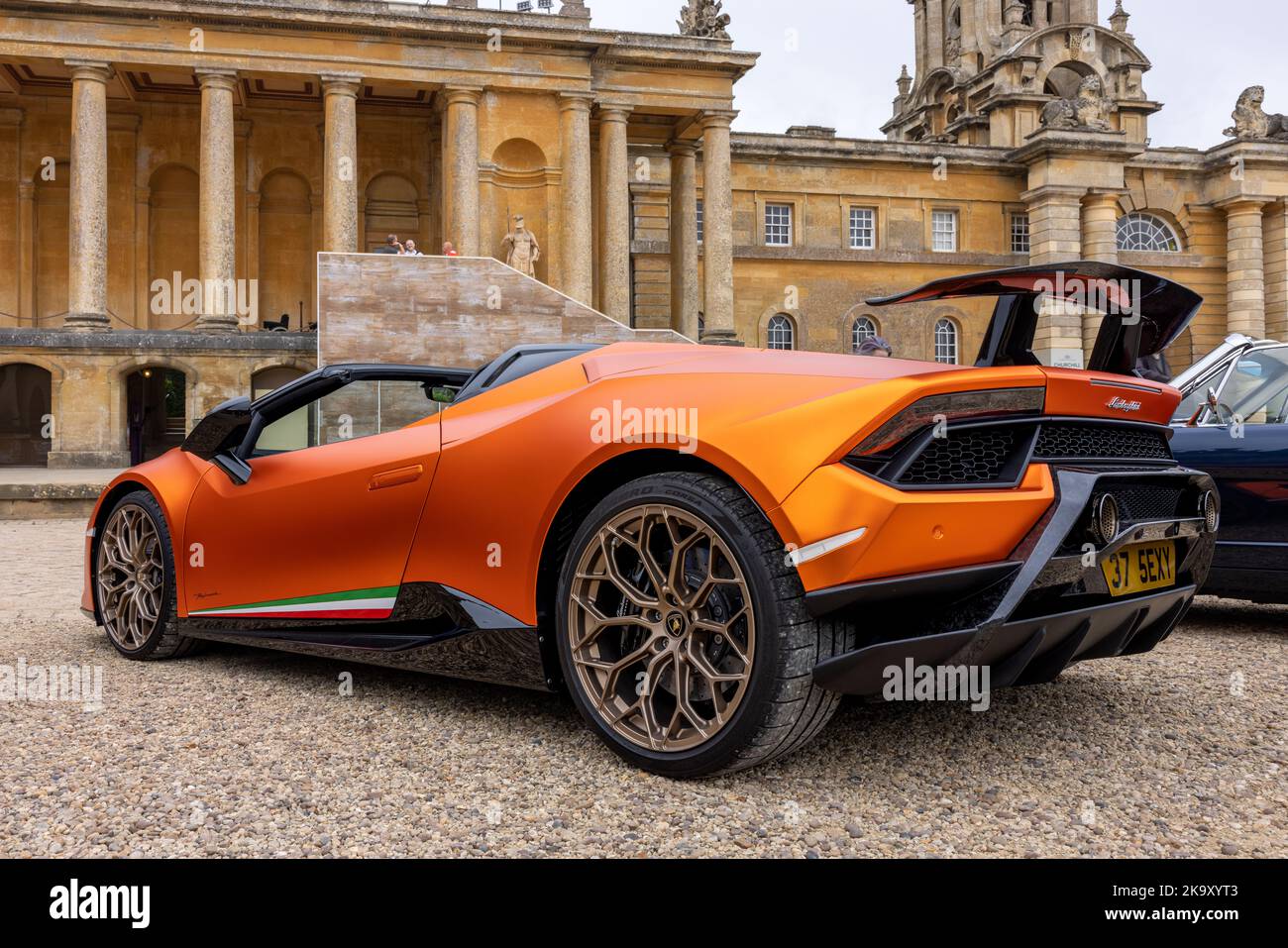 2018 Lamborghini Huracán Performante Spyder, exposé au salon automobile Concours d’Elégance tenu au Palais de Blenheim Banque D'Images