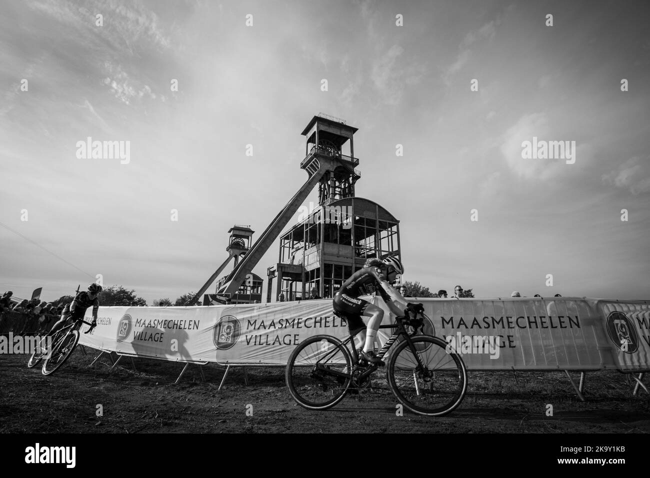 Illustration prise lors de la course d'élite féminine à la coupe du monde du cyclisme de cyclocross à Maasmechelen, Belgique, phase 4 (sur 14) de la coupe du monde de l'UCI, dimanche 30 octobre 2022. BELGA PHOTO DAVID PINTENS Banque D'Images