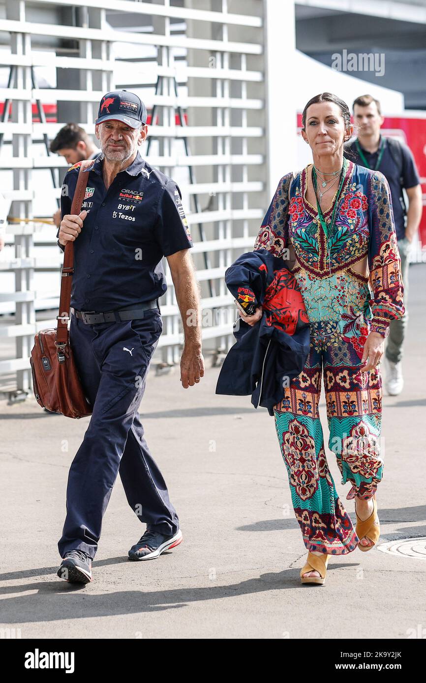 NEWEY Adrian (gbr), Directeur technique de Red Bull Racing avec sa femme Amanda 'andy' Smerczak, portrait lors de la Formule 1 Grand Premio de la Ciudad de Mexico 2022, Grand Prix mexicain 2022, 20th tour du Championnat du monde de Formule 1 de la FIA 2022 de 28 octobre à 30, 2022 sur l'Autodromo Hermanos Rodríguez, à Mexico, Mexique - photo Xavi Bonilla / DPPI Banque D'Images