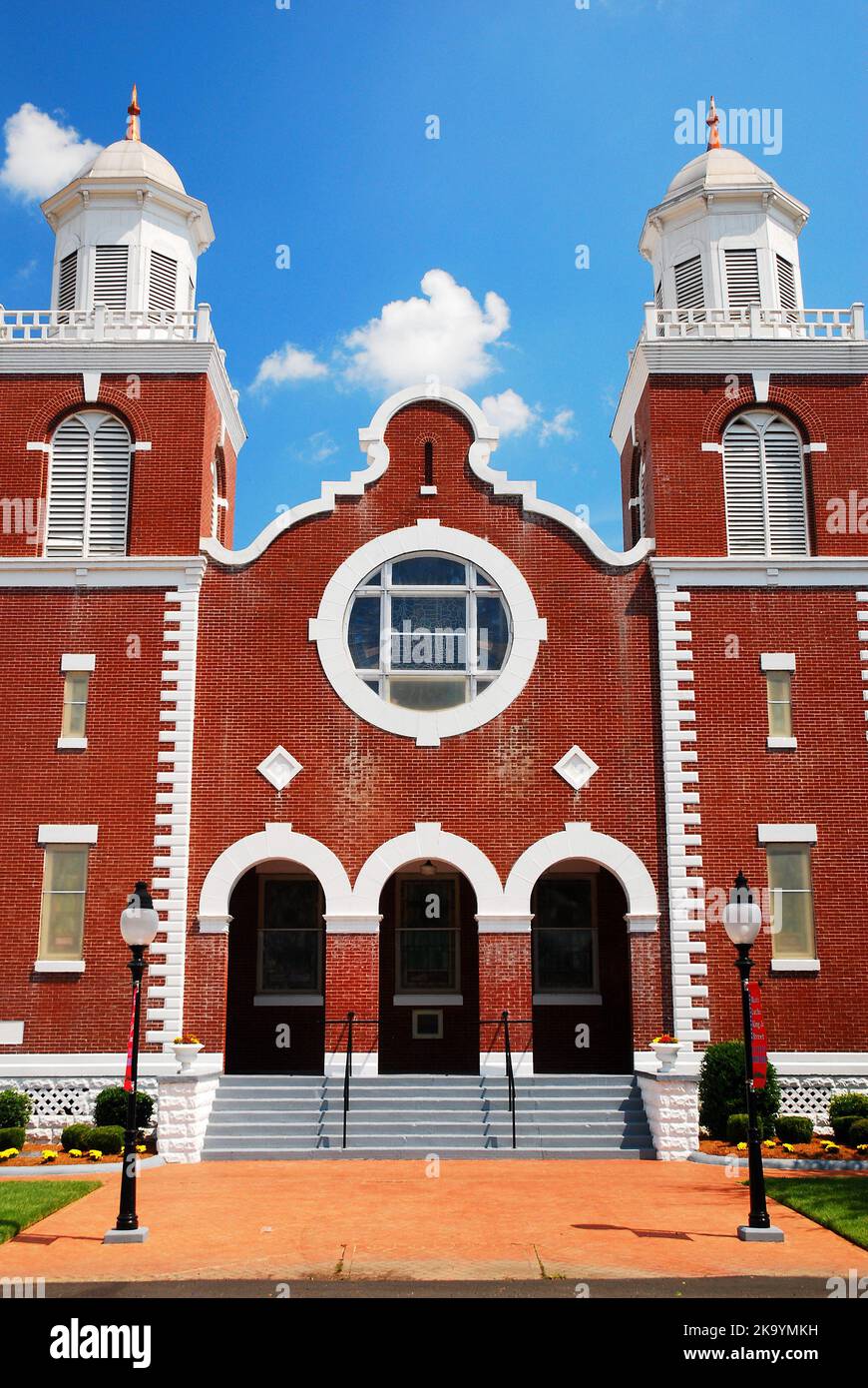 L'église de la chapelle Brown AME, à Selma Alabama, a été le point de départ de Martin Luther King et des marcheurs de droite civile en direction de Montgomery Banque D'Images