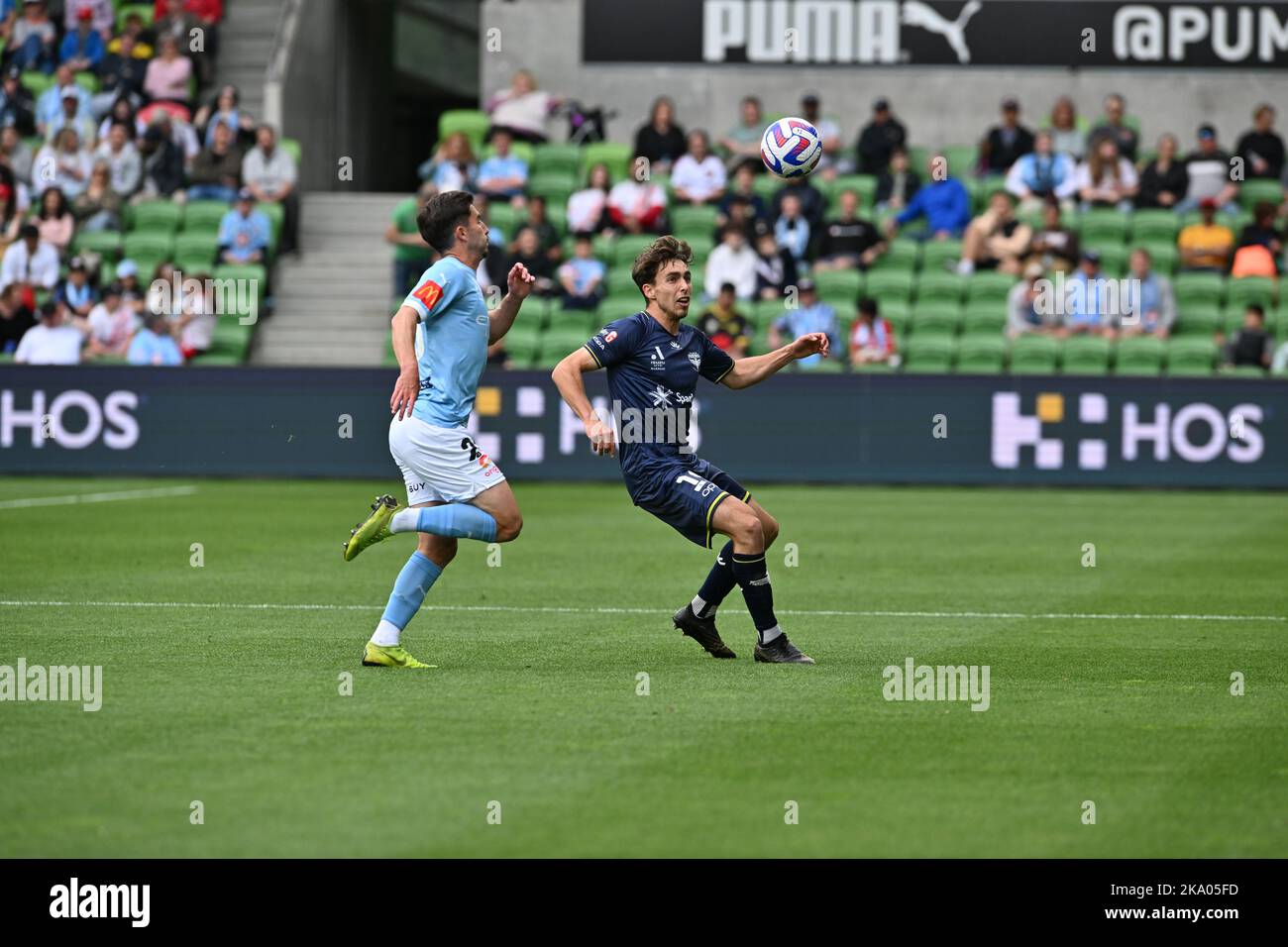 Melbourne, Australie. 30 octobre 2022. Melbourne City / Wellington Phoenix. Milieu de terrain Wellington Phoenix, Sam Sutton, AAMI Park. Banque D'Images