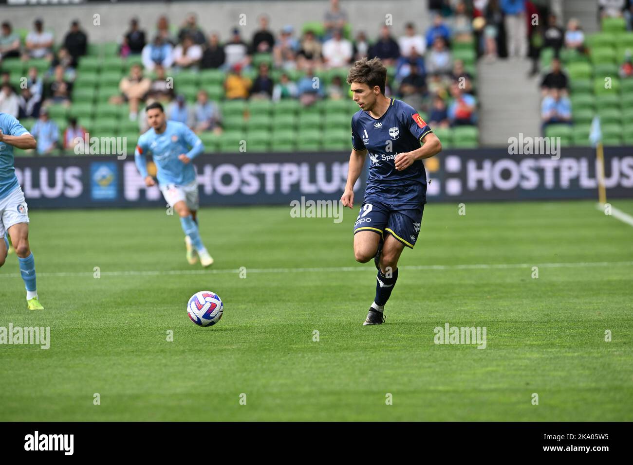 Melbourne, Australie. 30 octobre 2022. Melbourne City v Wellington Phoenix, Wellington Phoenix Midfielder Sam Sutton, AAMI Park. Banque D'Images