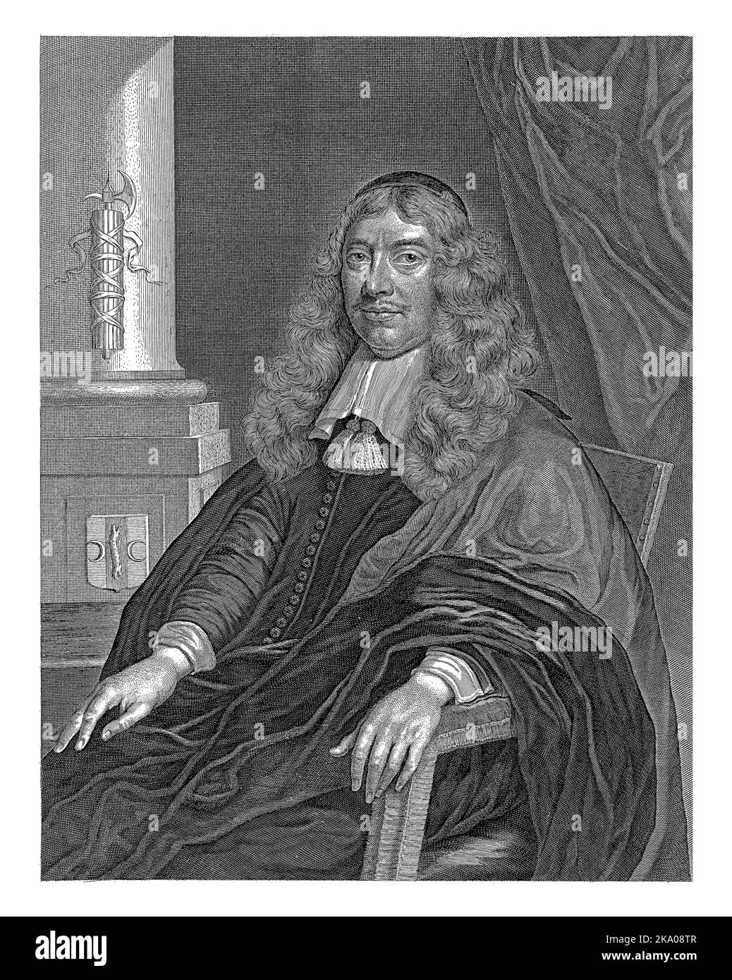 Portrait de Gillis Valckenier, maire d'Amsterdam. Banque D'Images