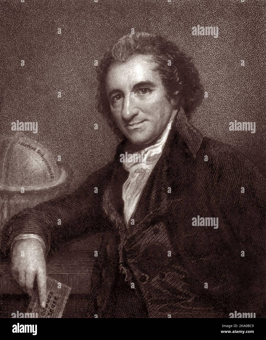 Thomas paine portrait Banque de photographies et d’images à haute