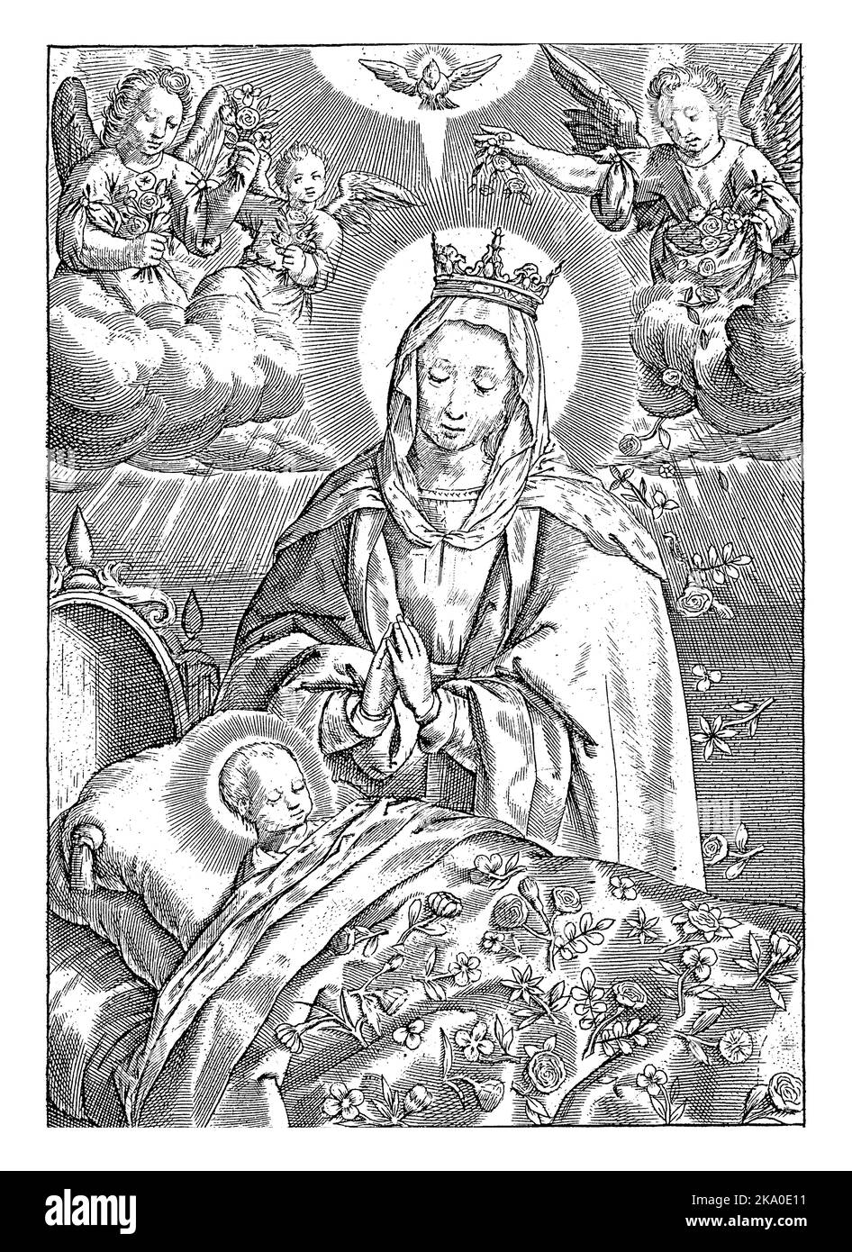 mary-with-the-sleeping-christ-child-banque-d-images-d-tour-es-alamy