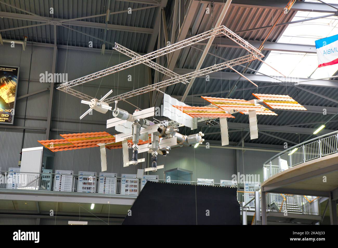 SPEYER, ALLEMAGNE - OCTOBRE 2022 : station spatiale russe soviétique dans le Technikmuseum Speyer. Banque D'Images